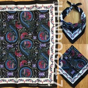 BOHEMIAN FLORAL BANDANA SCARVE ONE SIZE